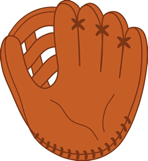 baseball glove drawing